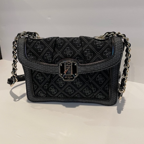 Guess Bags | Guess Los Angeles 981 Black Mini Purse Crossbody | Poshmark